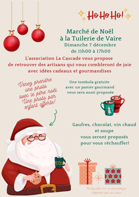 Marché de noël à la tuilerie