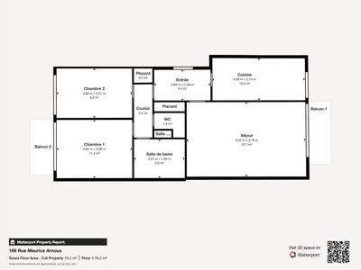 Appartement - 68 m² - 3 pièces