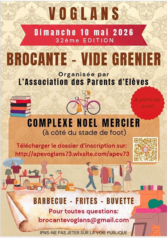 Brocante - vide/grenier de voglans