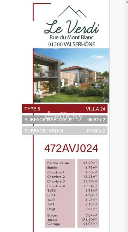 Maison - 96 m² - 5 pièces