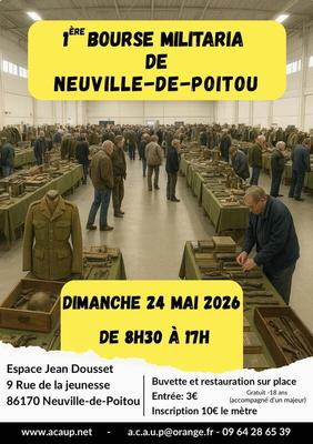 1ère bourse militaria de neuville-de-poitou