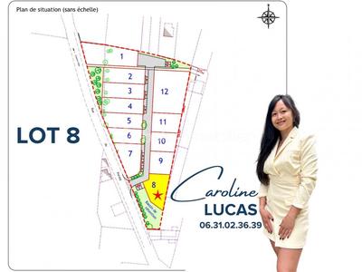 Terrain constructible - 554 m²