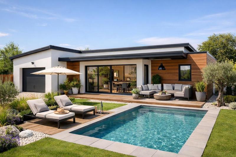 Maison - 90 m² - 5 pièces