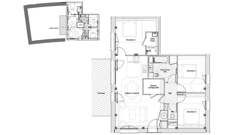 Appartement - 82 m² - 4 pièces