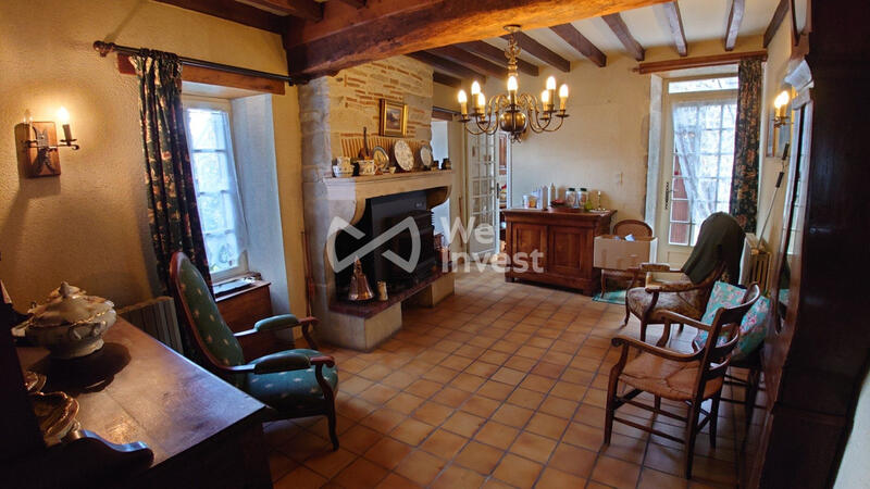 Maison ancienne - 90 m² - 5 pièces