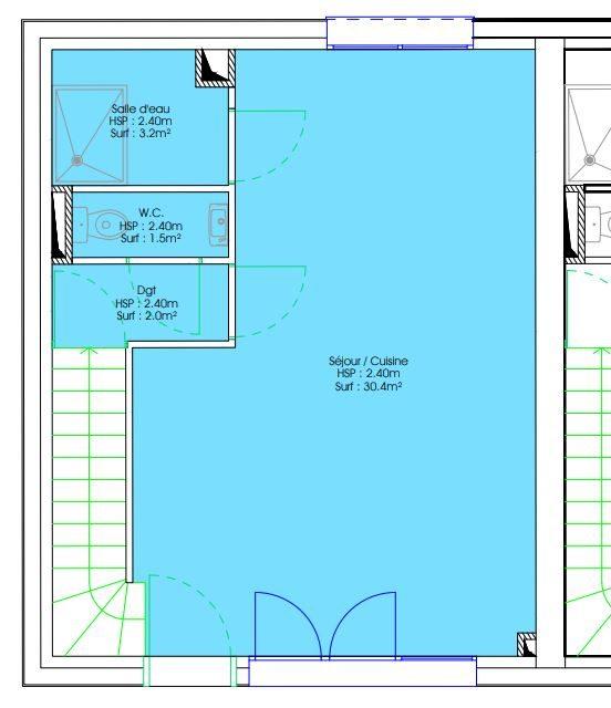 Maison - 90 m² - 5 pièces