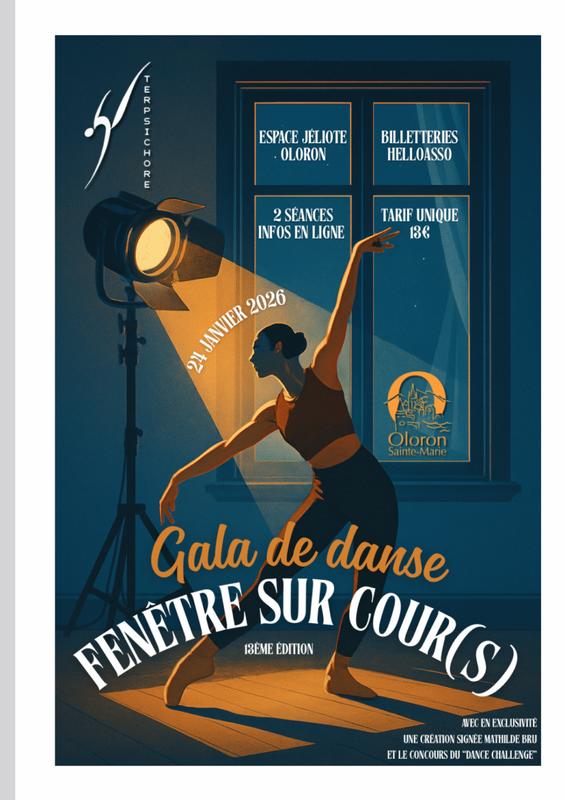 Gala de danse Fenêtre sur Cour(s) de Terpsichore