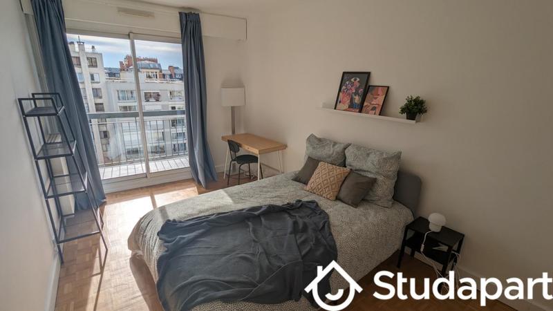 Chambre - 12 m² - 1 pièce