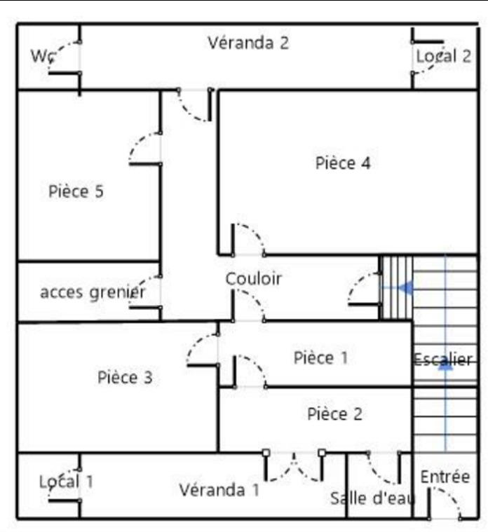 Bureau - 118 m² - 7 pièces