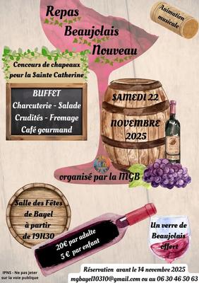 Repas beaujolais nouveau