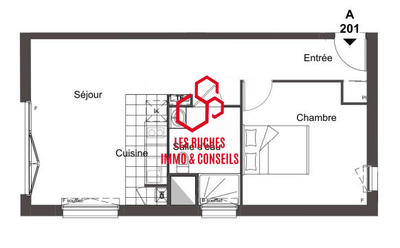 Appartement - 48 m² - 2 pièces