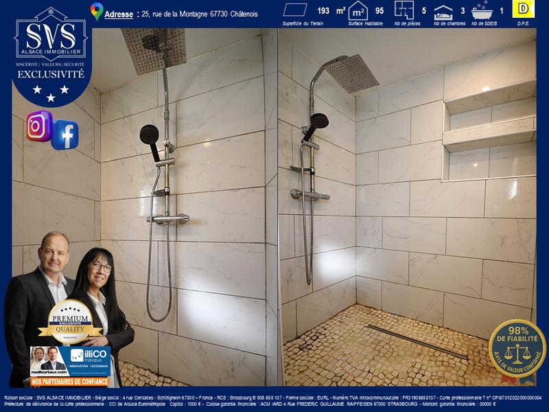 Maison - 96 m² - 5 pièces