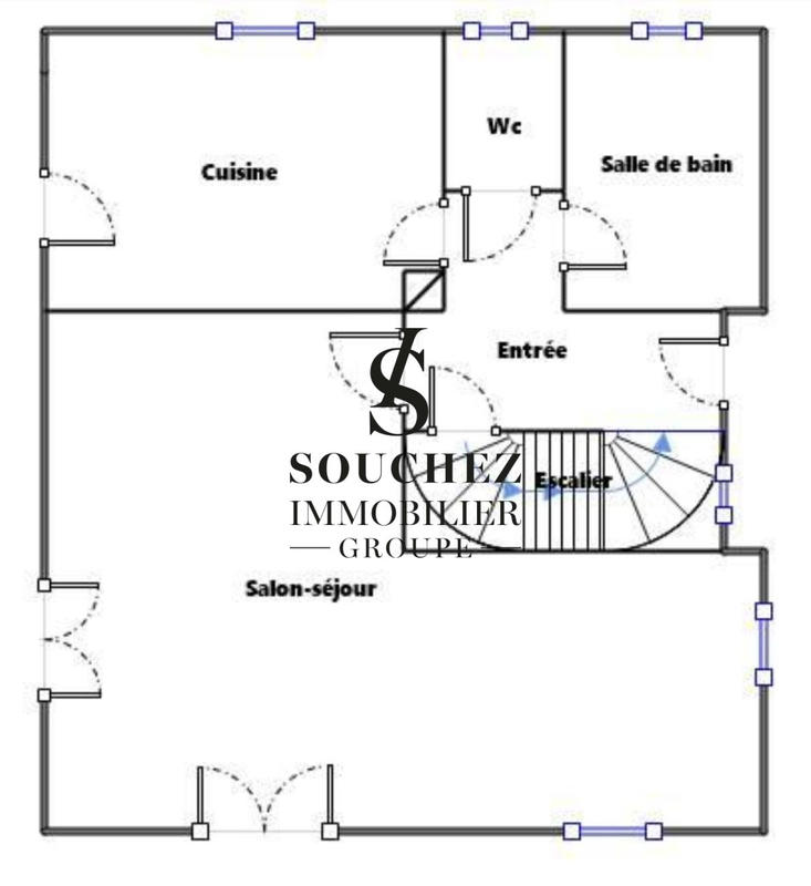 Maison ancienne - 105 m² - 5 pièces