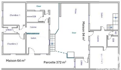 Maison de village - 158 m² - 8 pièces