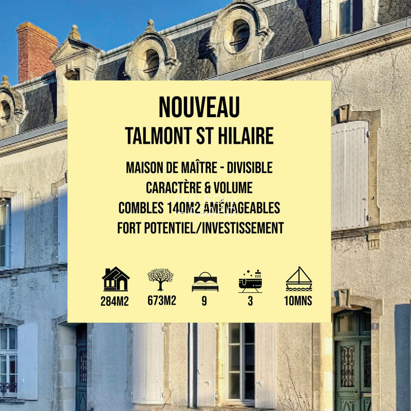 Maison ancienne - 284 m² - 12 pièces