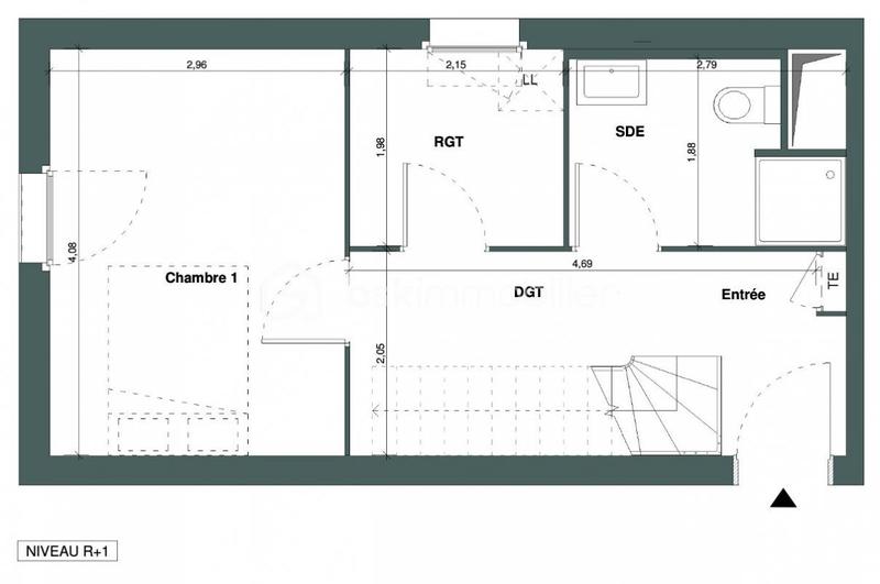 Duplex - 91 m² - 4 pièces