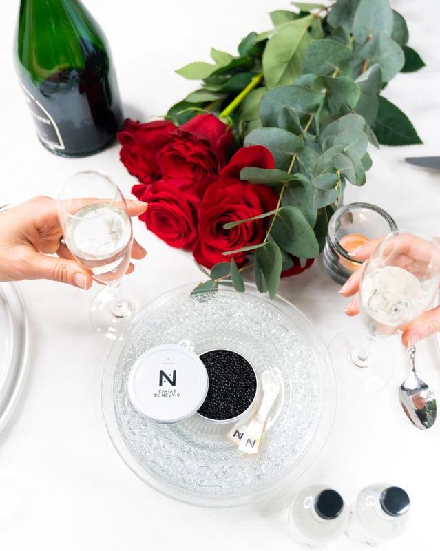 Saint-Valentin : restaurant le Domaine-Caviar de Neuvic