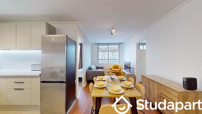 Chambre - 9 m² - 1 pièce