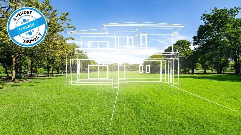 Terrain constructible - 1 334 m²