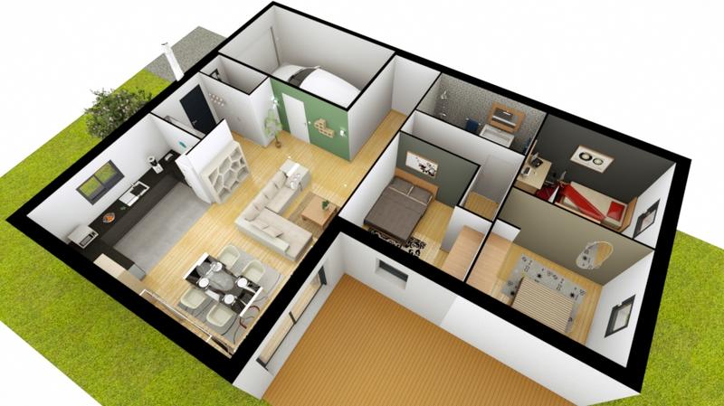 Maison - 95 m² - 5 pièces