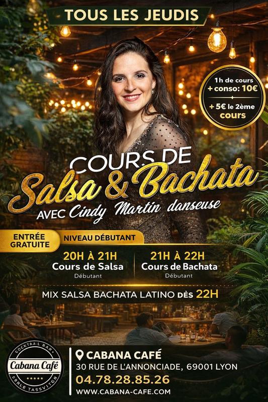 Soirée latine mix | Apprendre la danse latine Salsa/Bachata (débutant)