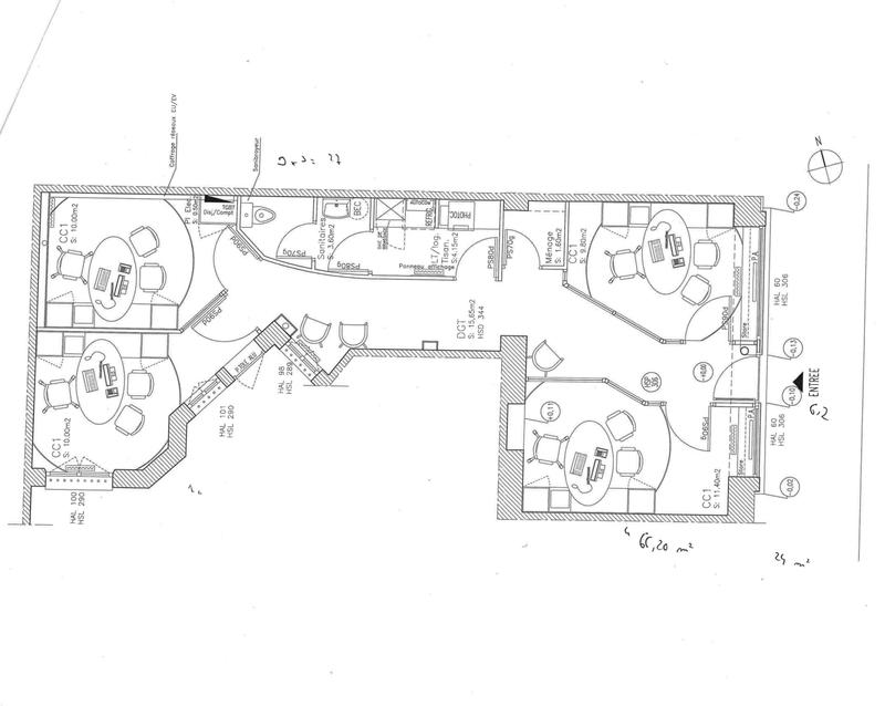 Magasins - 64 m² - 4 pièces
