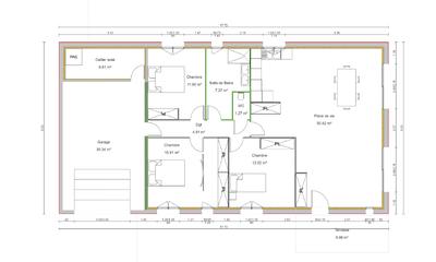 Maison - 101 m² - 5 pièces
