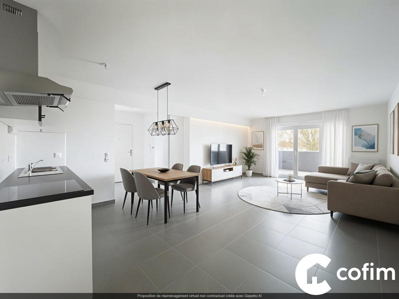 Appartement - 80 m² - 3 pièces