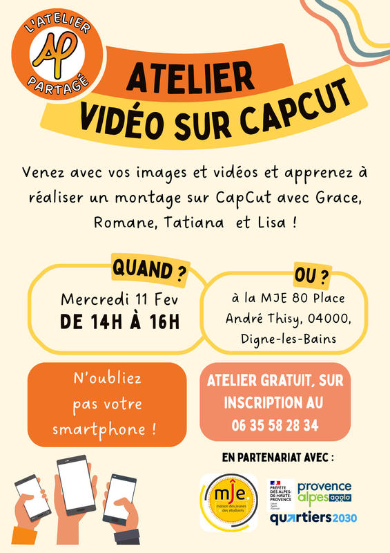Atelier Vidéo sur Capcut