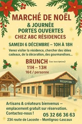 Marché de Noël à Abc Résidences