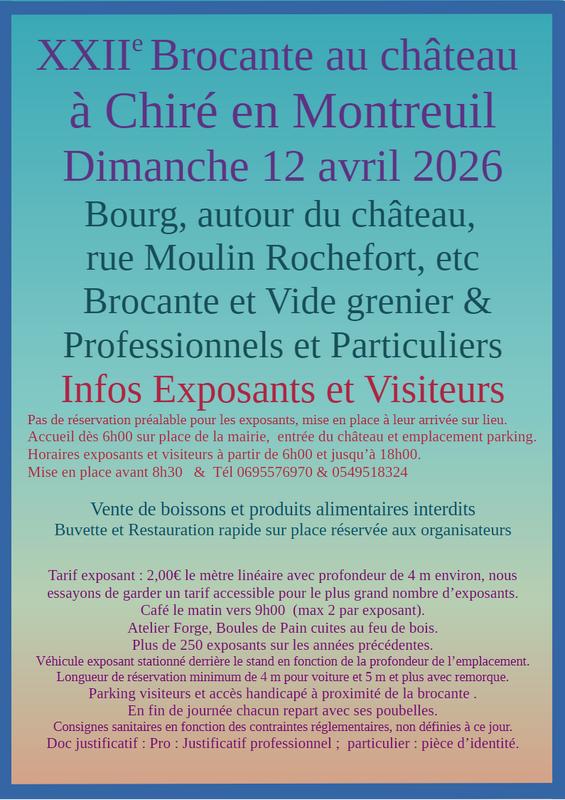 22e brocante au château