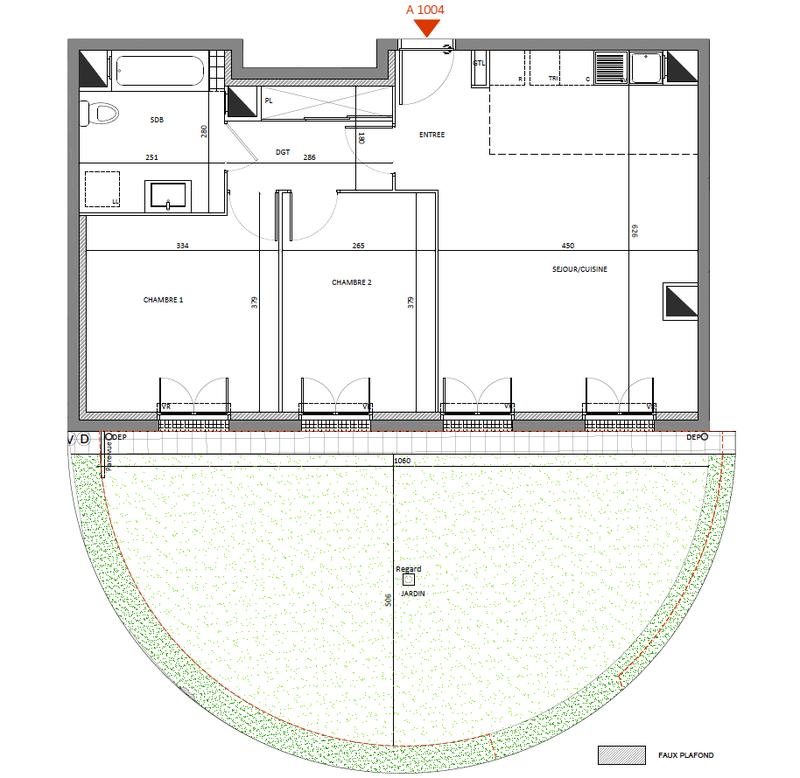 Appartement - 62 m² - 3 pièces