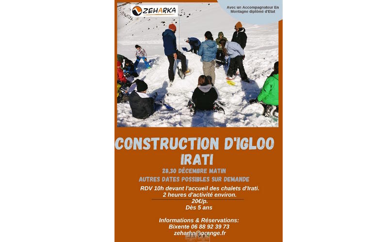 Construction d'igloo
