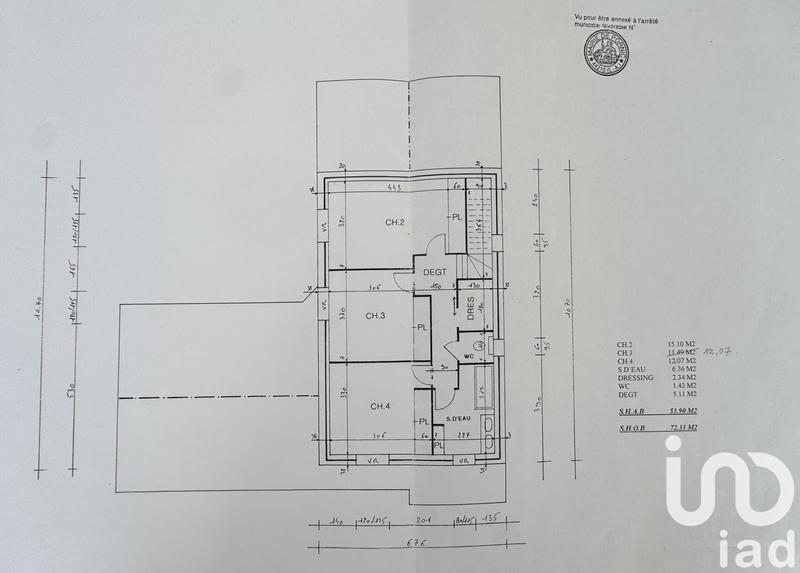 Maison - 152 m² - 7 pièces