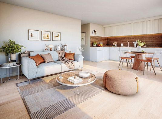 Appartement - 45 m² - 2 pièces