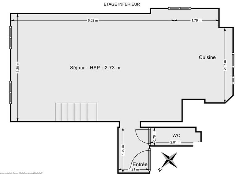 Appartement - 70 m² - 3 pièces