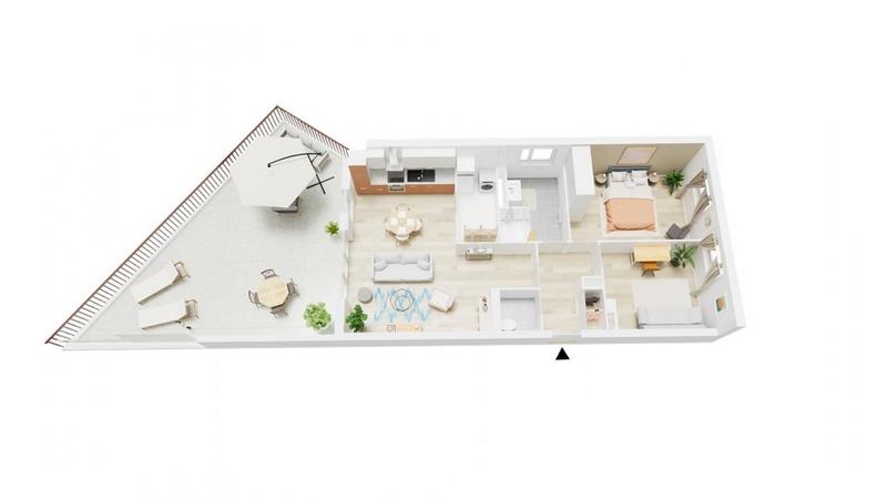 Appartement - 71 m²