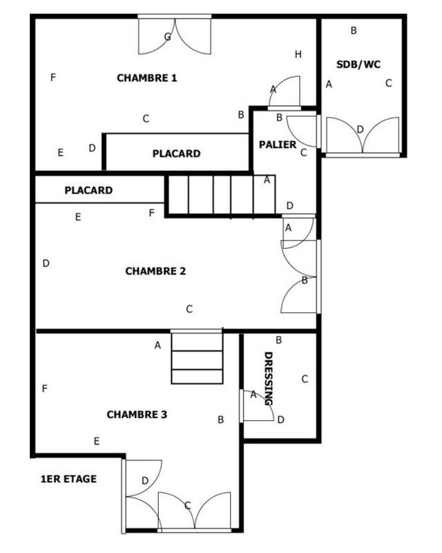 Duplex - 47 m² - 4 pièces