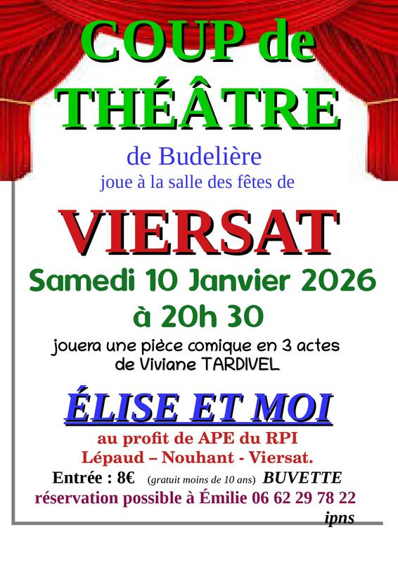 Coup de théâtre : Elise et Moi