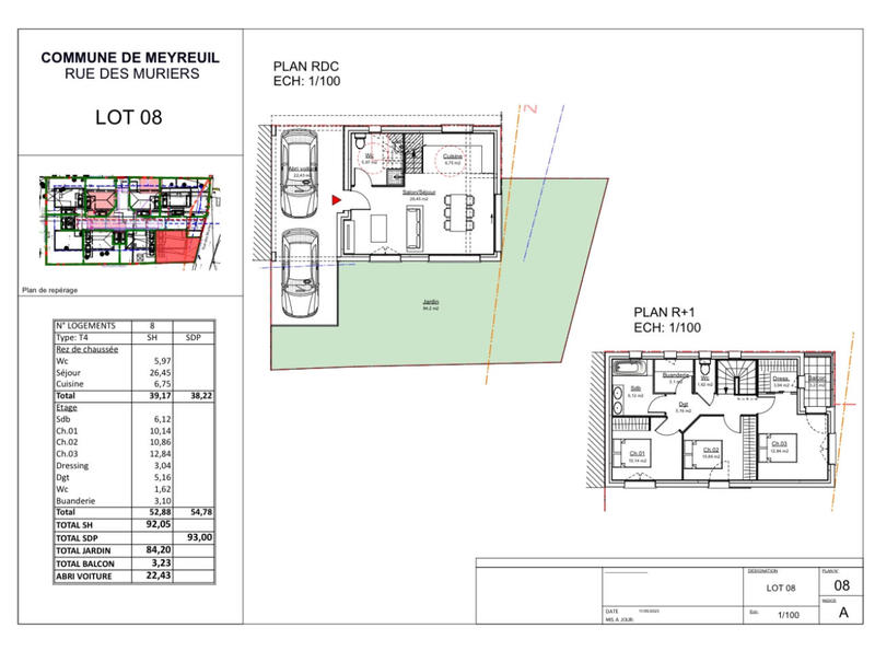 Maison - 100 m² - 5 pièces