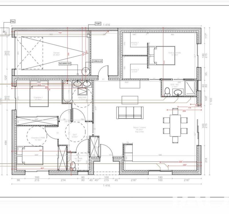 Maison - 110 m² - 5 pièces