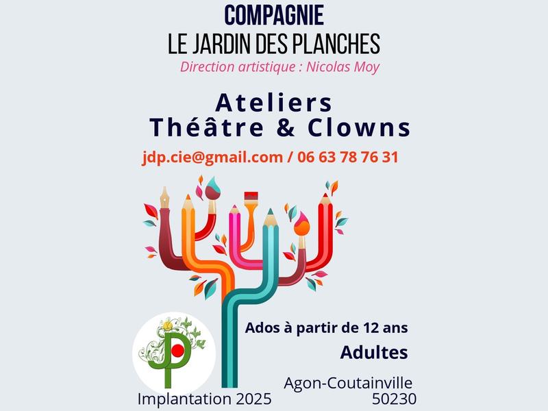 Ateliers Théâtre &amp; Clowns (ados et adultes)