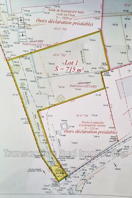 Terrain - 715 m²