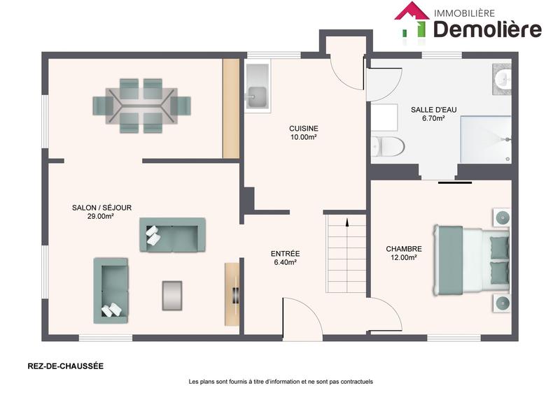 Maison - 92 m² - 4 pièces