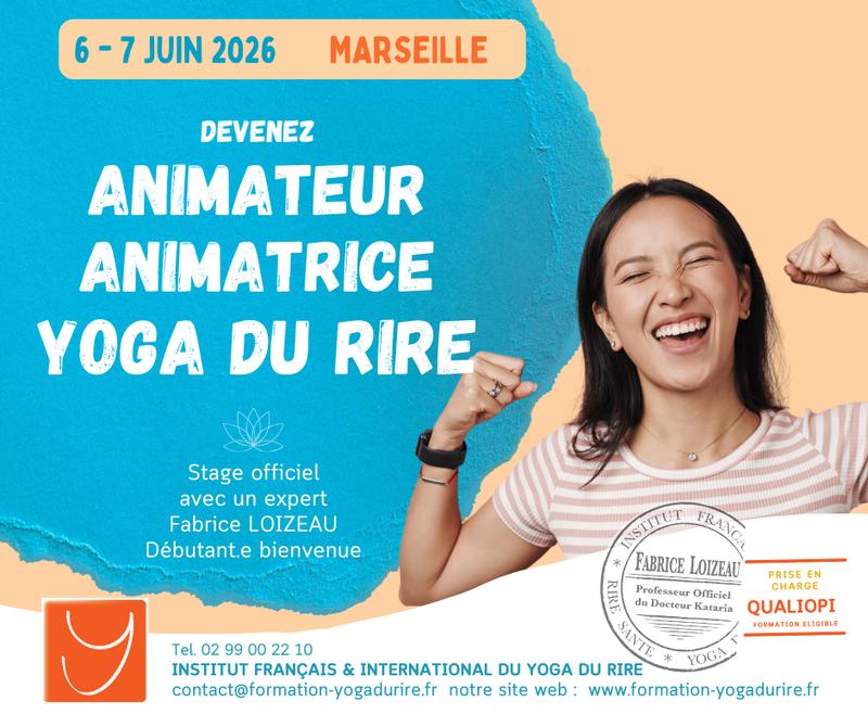 Animateur de Yoga du Rire à Marseille !