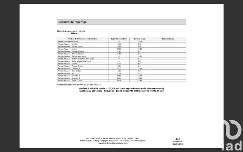 Maison - 107 m² - 4 pièces