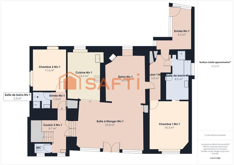 Maison - 255 m² - 11 pièces