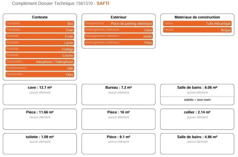Maison de ville - 156 m² - 8 pièces