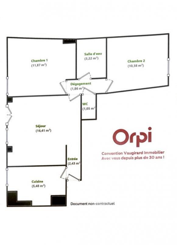 Appartement - 52 m² - 3 pièces