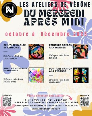Atelier artistique pour les familles avec Vérône